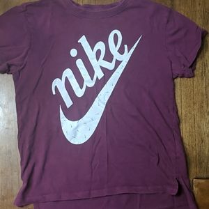 Purple Nike shirt